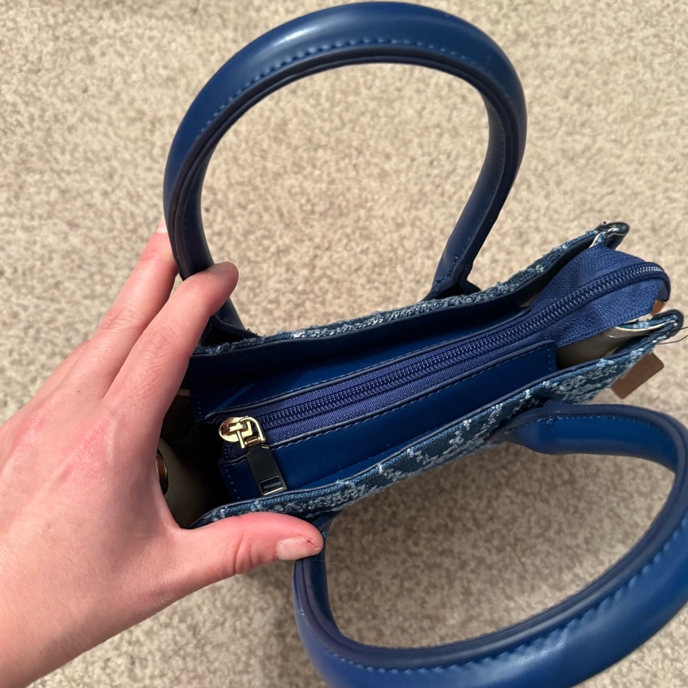 HELLO 3AM Denim Blue Mini Bag, NWT - Picture 2 of 6